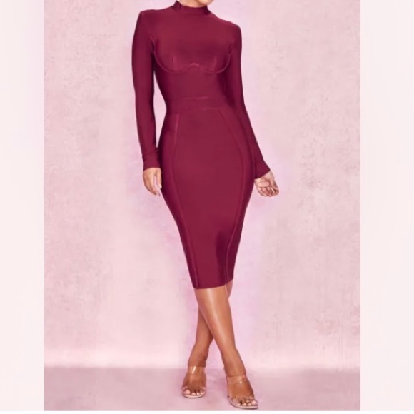 Closet Clearance $35 New NWOT HOCB Bandage Dress XS - Picture 2 of 7